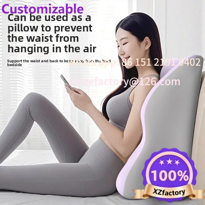 Customizable 1pcs TV Lounge Support Adjustable Lumbar Cushion for Sofa Floor Memory Foam Bed Backrest Pillow - Reading