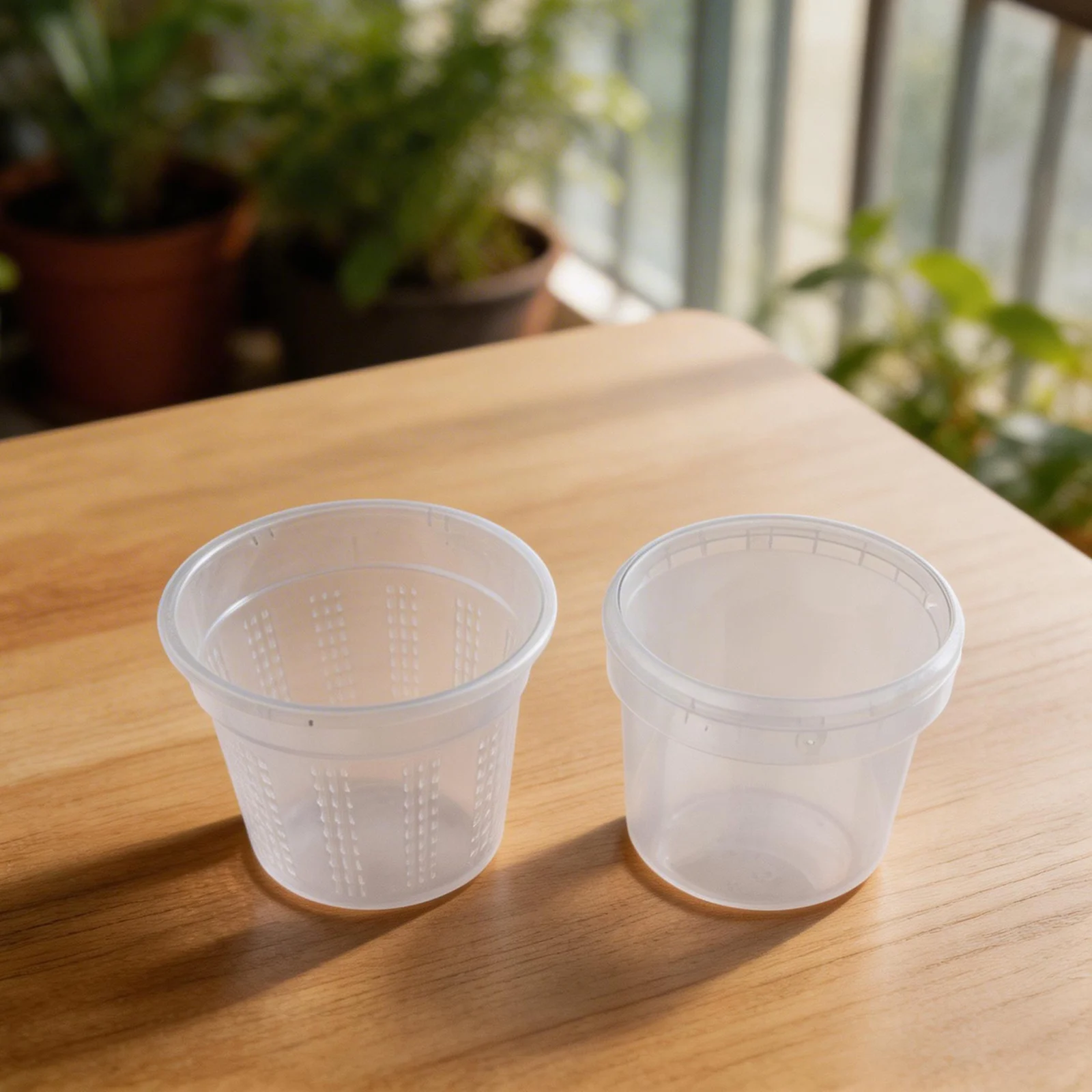 16CM Self-Watering Pots Plastic Pot Easy Plant Care Nutrient Absorption Support Root Care Technology Two Styles Available