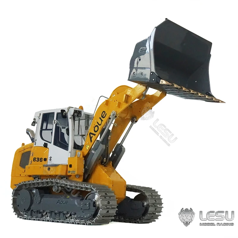 LESU Metal Radio Control Hydraulic Tracked Loader Of 1/14 636 RTR Cars Outdoor Toys