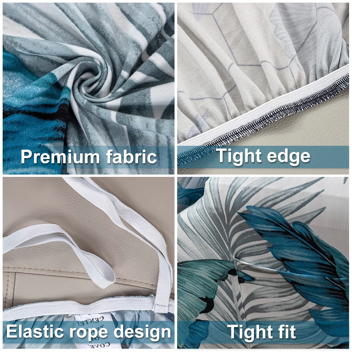 High Stretch Recliner Cover Waterproof Recliner Lazy Boy Recliner Sofa Covers Printed Reclining Chair Cover with Side Pocket