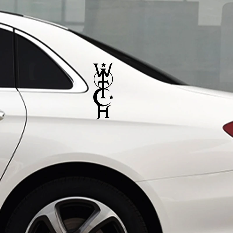 Witch Die-Cut Vinyl Decal Car Sticker Waterproof Auto Decors on Car Body Bumper Rear Window Laptop choose size