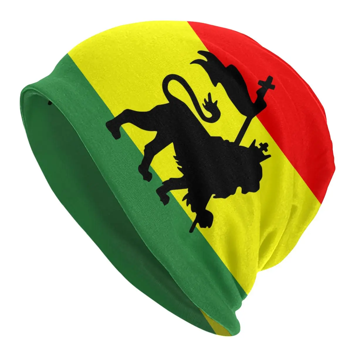 Rastafarian Rasta Lion Of Judah Autumn Female Thin Beanies Cycling Bonnet Hats