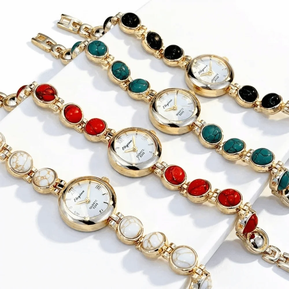 

Daily Rhinestone Women's Wrist Watch Diamond Studded Watch Strap with Adjustable Bracelet Quartz Watches Women Wristwatch Gift
