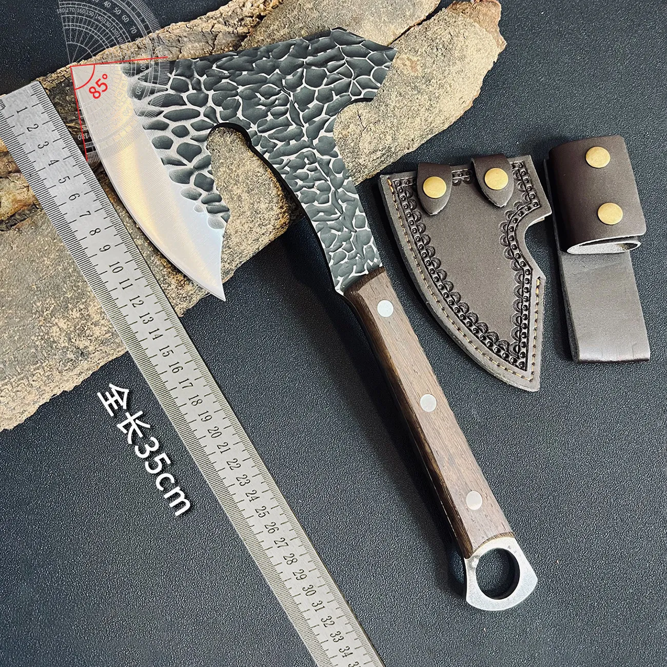 Creative Hand Forged High Carbon Steel Self-defense Tactical Equipment Sharp and Wear-resistant Outdoor Portable Hand Tool