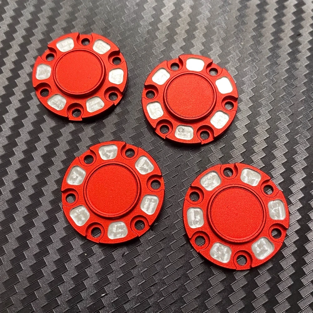 Accessori per la modifica della copertura del dado della ruota in metallo per parti di modifica del metallo del modello di auto telecomandata 1/12 H12Y H12P