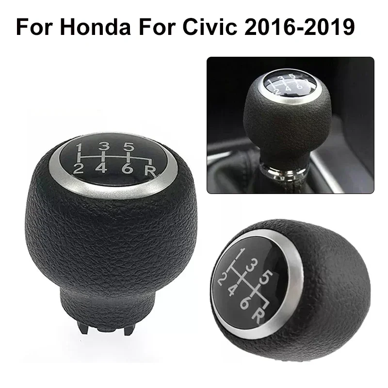 

6 Speed Car Gear Shift Knob Lever Shifter Handball For Honda For Civic 2016-2019 54102TBAL02ZB Speed Shifter Knob Handle