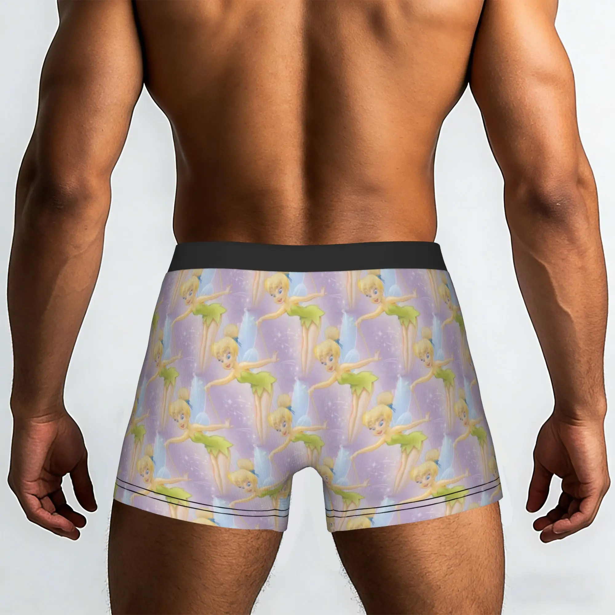 Customized Cool T-Tinker Anime Bell Cute Cartoon Boxers Shorts Panties Men's Underpants Breathable  Briefs Underwear