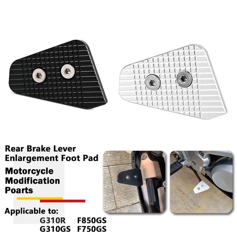 Voetrem Hendel Vergroting Achterverlenging Vergroter Plaat Geschikt Voor Bmw G310gs G310r F750 Gs F 850gs F 750 Gs F850 Gs G310