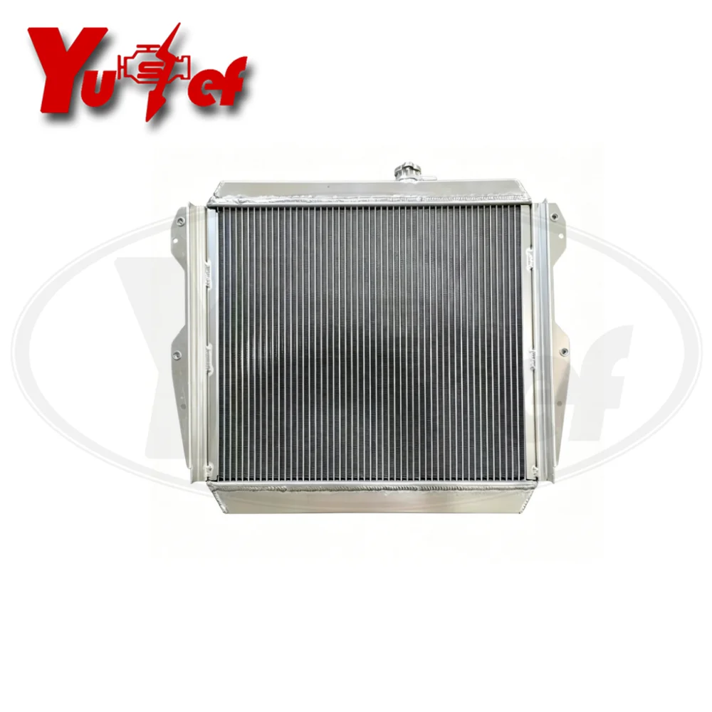 All aluminum radiator For Toyota FOR LanCruiser 75 serier,1HZ,HZJ75,LC75 AT 48mm