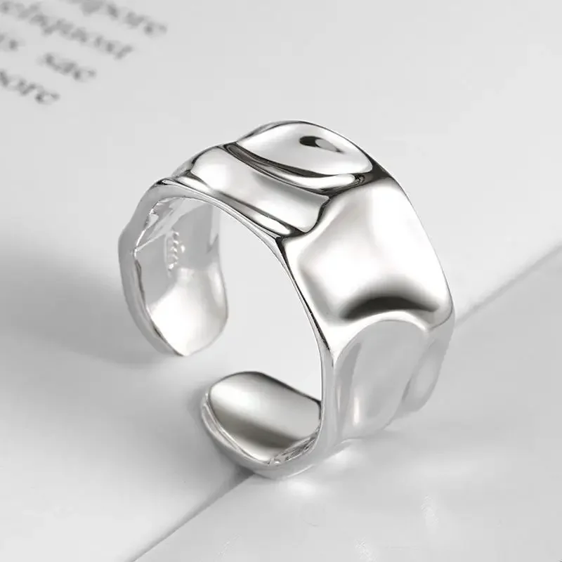 Korean Style Lover Massive Ring For Man Women Elegant Jewelry Valentine's Day Gift Wedding 2024 Trend