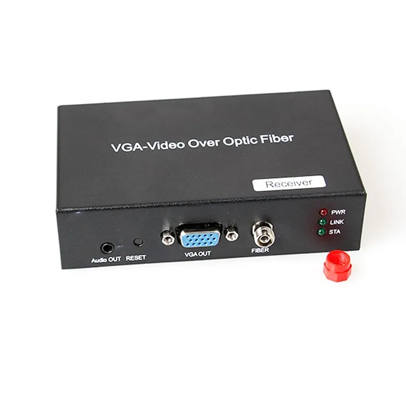 

VGA optical transceiver VGA fiber converter, high-definition optical fiber to VGA extension transceiver, distance 20KM