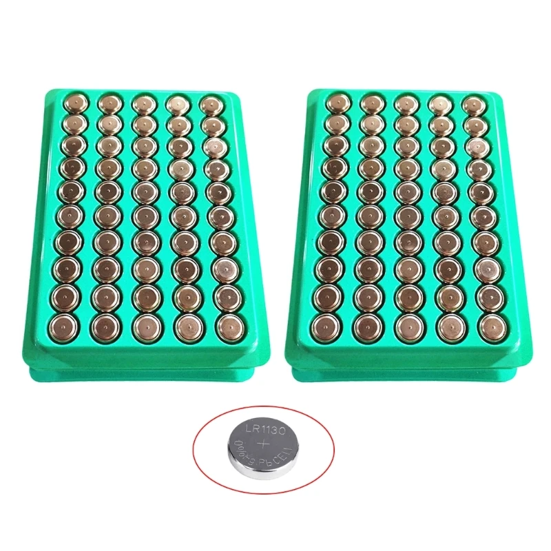 50/100Pcs LR1130 Button Cell AG10 Environmental Luminous Gifts Toy LR54 Clock Electronic 1.55V Zinc Manganese P9JD