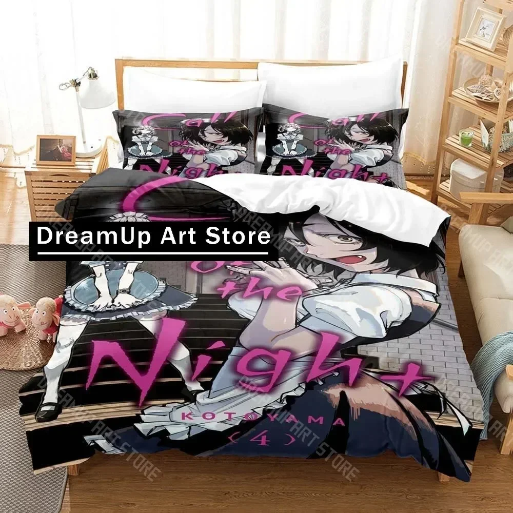 Exquisite 3D Print CALL OF THE NIGHT Bedding Set Single Twin Full Queen King Size Bed Set Aldult Kid Bedroom Duvetcover Sets Ani
