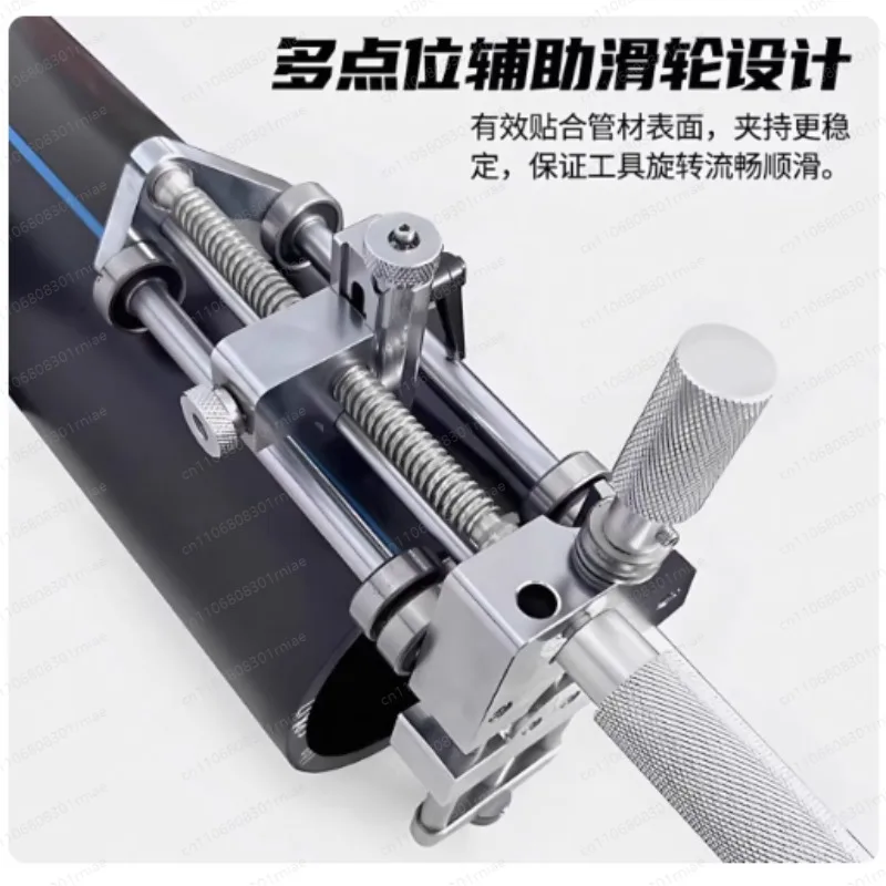 For removing oxide layer, PE pipe rotary scraper tool (63-400mm)