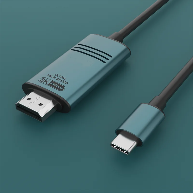 

Кабель HDMI-совместимый с USB-преобразователем 8K Φ к HDMI2.1-совместимый кабель для экрана устройства зеркального отображения для ТВ HDMI-совместимый сплиттер