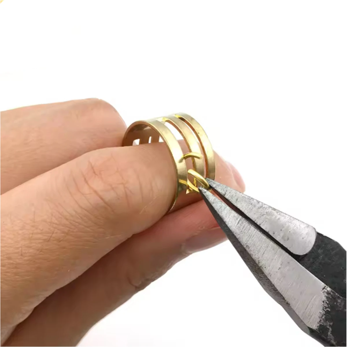 6-box iron single circle 4-10mm open connection Charm DIY Jewelry Creation Materials Materials for making iron chain jewelry