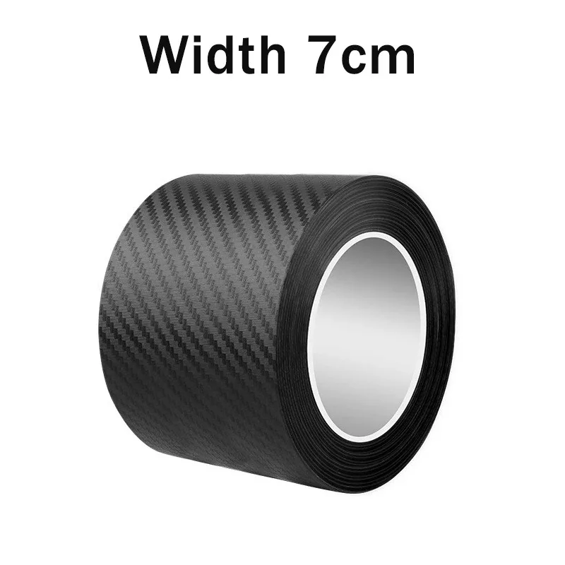 Nano Koolstofvezel Auto Sticker Plakken Protector Strip DIY Automotive Beschermfolie Auto Instaplijsten Zijspiegel Anti Kras Tape