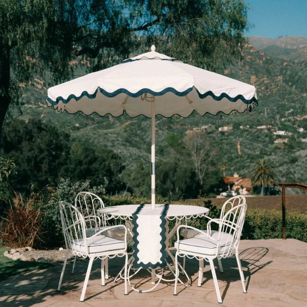 

2026 Hot Sale Beach Mid Pole Umbrella Flower Wedding Umbrellasa Decoration Custom Jumbo Print Umbrella Wall Mounted Outdoor