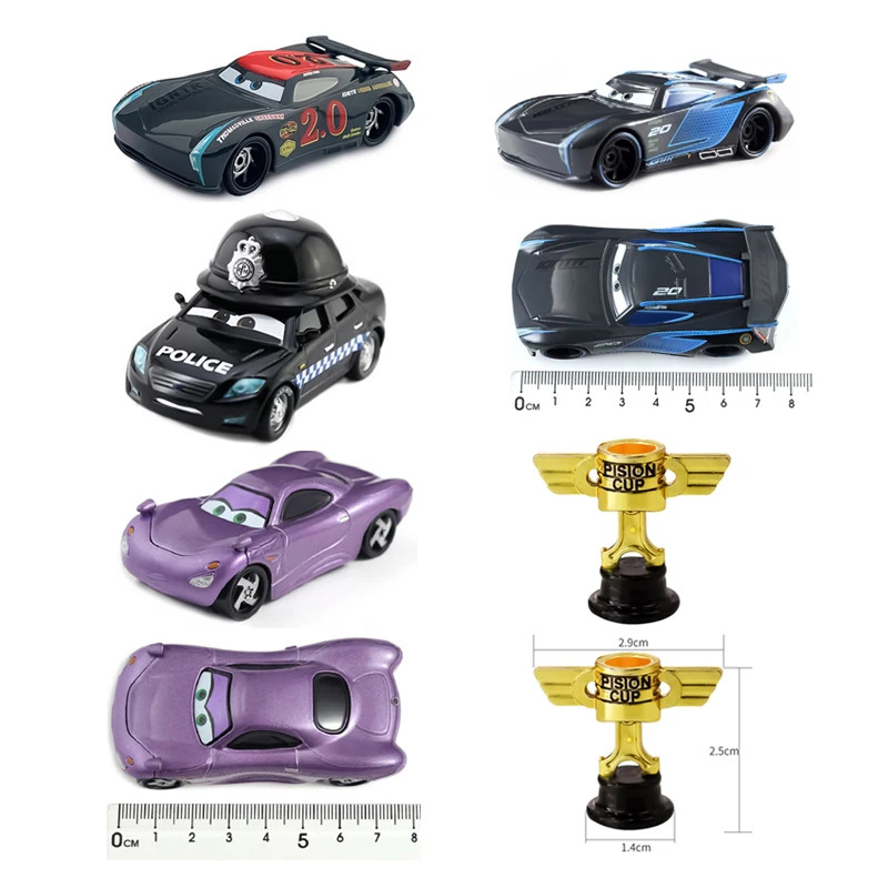 Pixar Cars 2 3 Anime Figur Abschleppwagen Lightning McQueen Jackson Storm 1:55 Legierung Pixar Auto Metall Druckguss Auto Spielzeug Geschenk – Detail 23