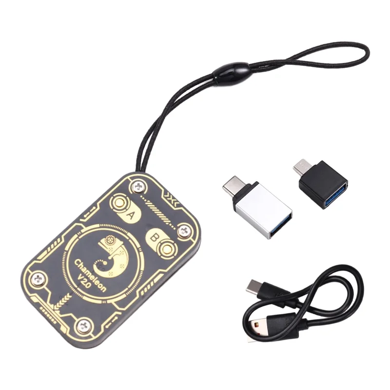 【NEWLY】2X カメレオン ウルトラ V2.0 RFID スマートチップリーダー スマートカードエミュレーター 125Khz 13.56Mhz IC ID カードデコード NFC キーデュプリケーター