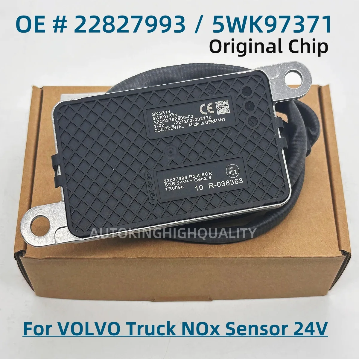 

Высококачественный чип для NGK Probe 5WK97371 22827993 A2C11879500 NOX, датчик кислорода и азота для грузовика VOLVO