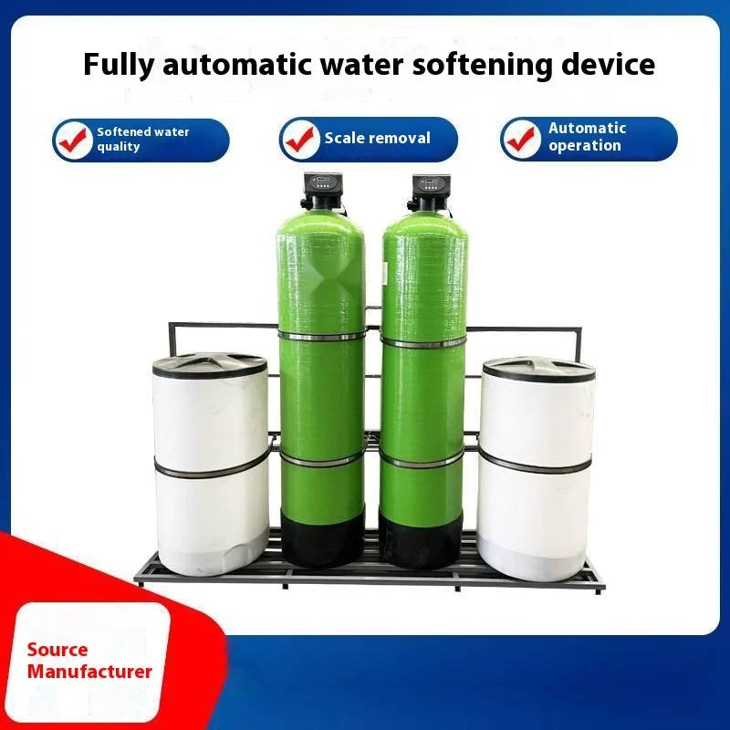 

Fully Automatic Softening Device Large Industrial Boiler Hotel Softener Underground Well Cement Sand Water Filter