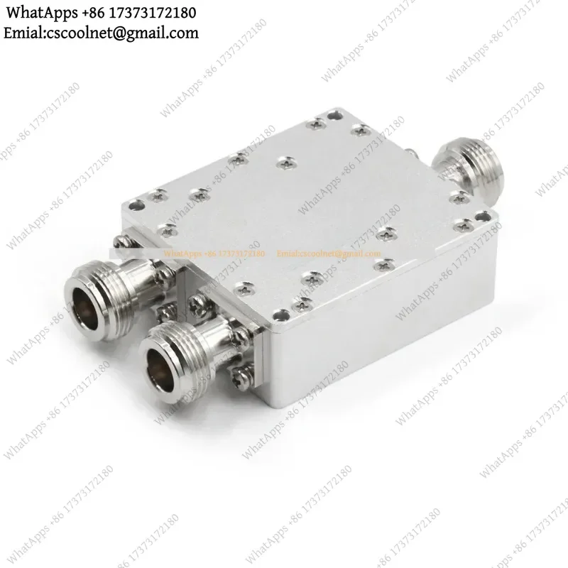 JS02 N Type Female RF Power Divider 0.5-6GHz 1 In 2 Out WiFi Signal Distributor