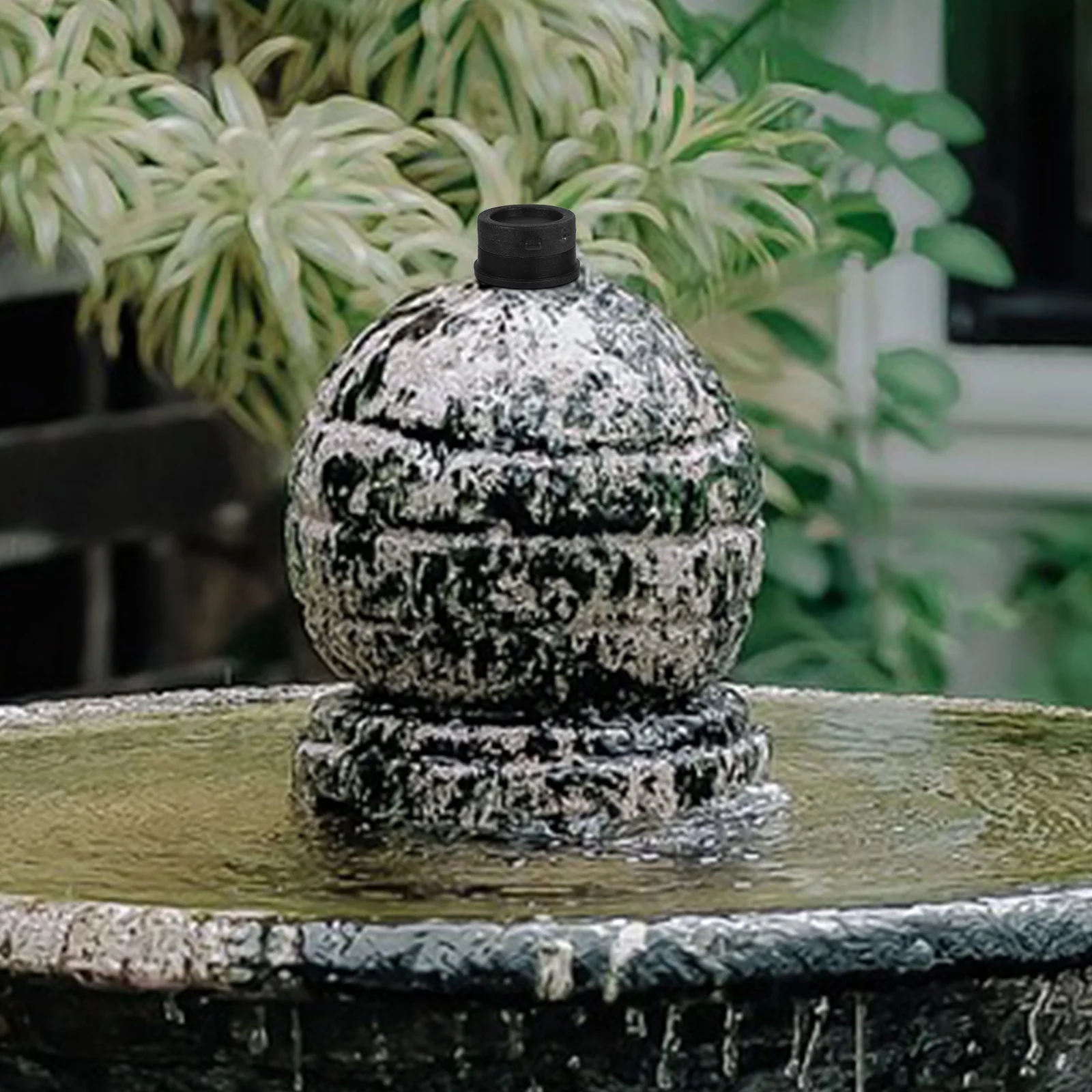 4 szt. Realistyczne imitacje kamieni do fontann, dekoracji ogrodowych, miniaturowe wodospady, wodoodporne dekoracyjne kamienie młynarskie