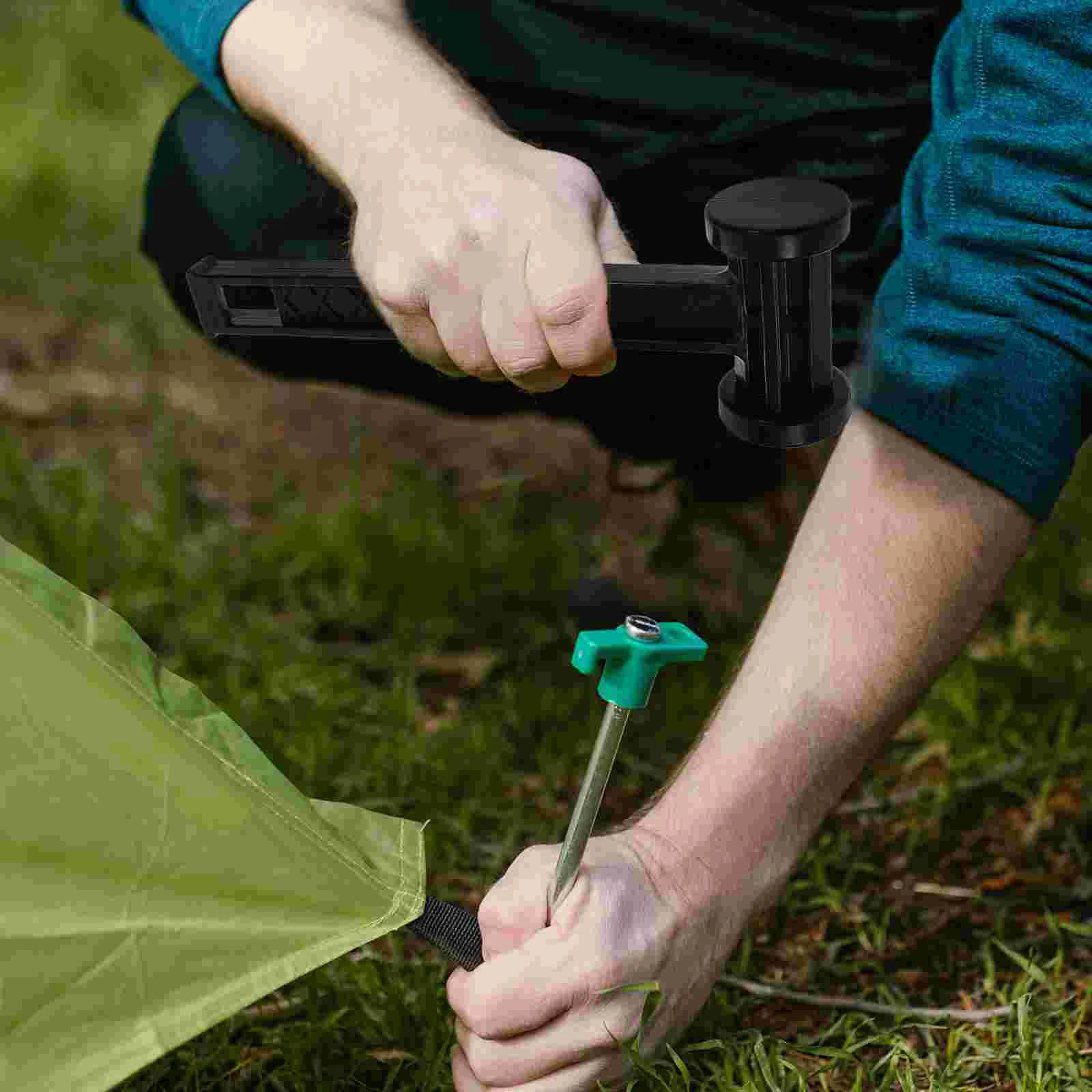 Ground Survival Camping Mallet Practical Tent Peg Puller Nail Hammer for Convenient Safety