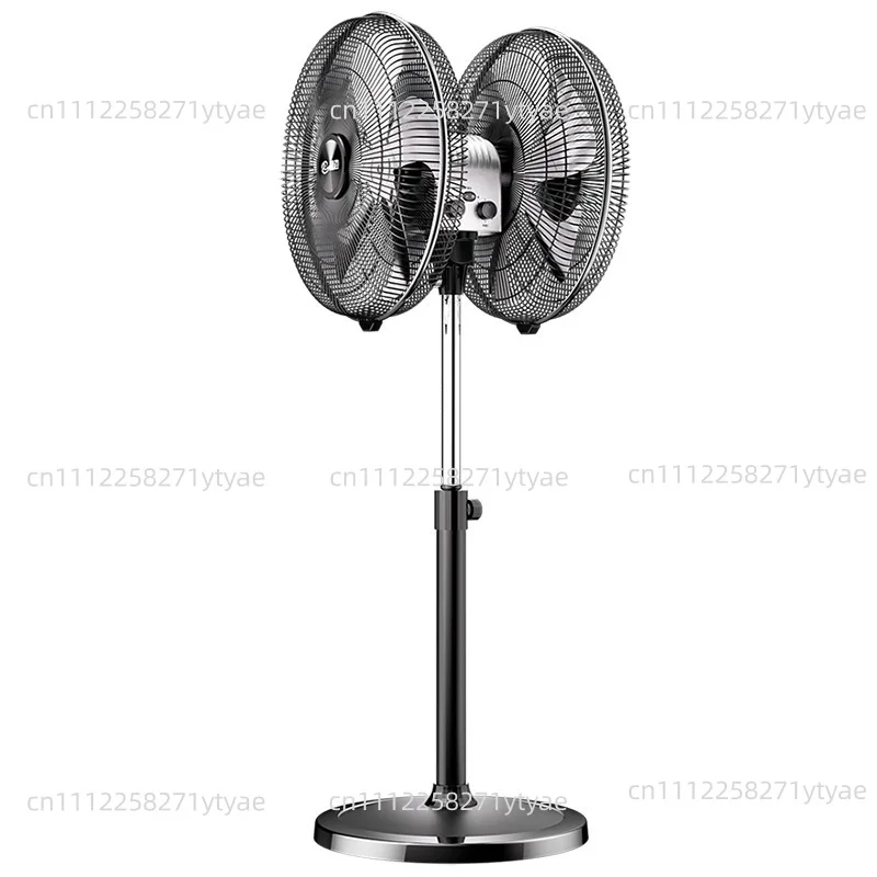 Double head fan 360 degree rotating powerful electric fan commercial restaurant