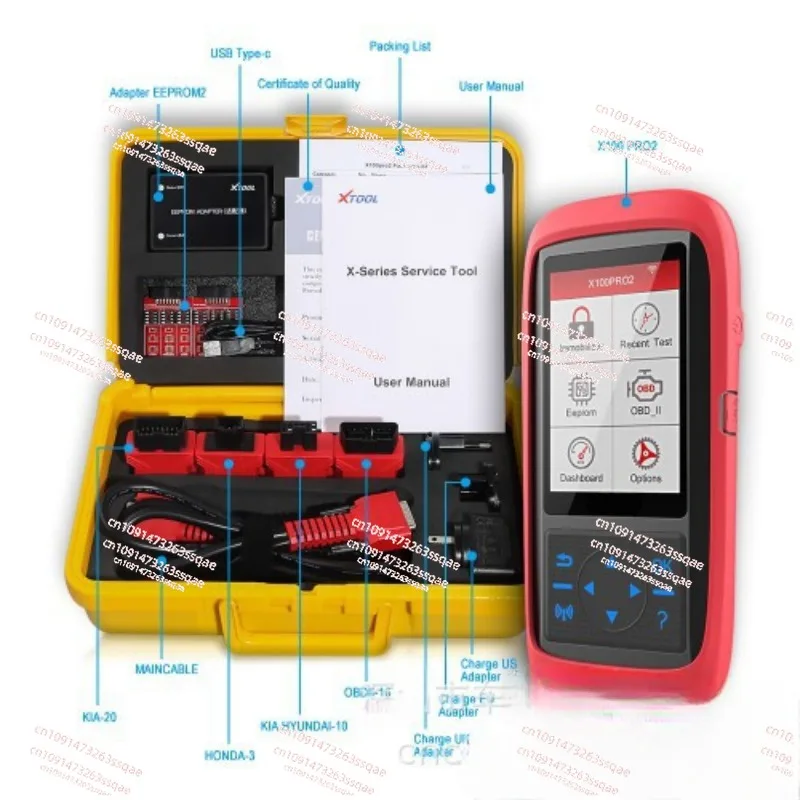 X100 Pro2 Auto Key Programmer with EEPROM Adapter