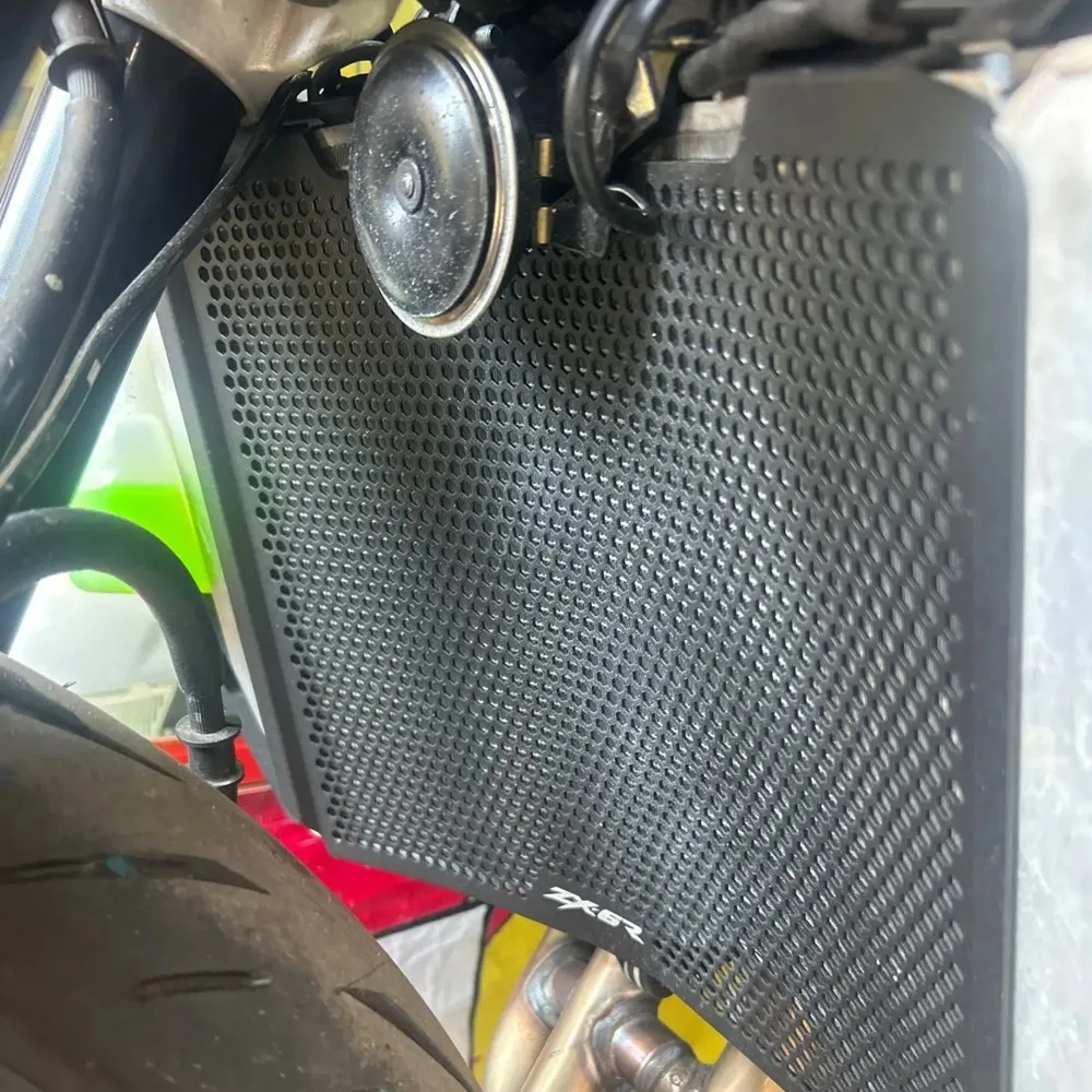 

For Kawasaki ZX6R NINJA ZX6R ZX-6R ZX636 / KTR 2009-2025 Radiator Grille Cover Guard Protection Protetor NinjaZX6R Motorcycles