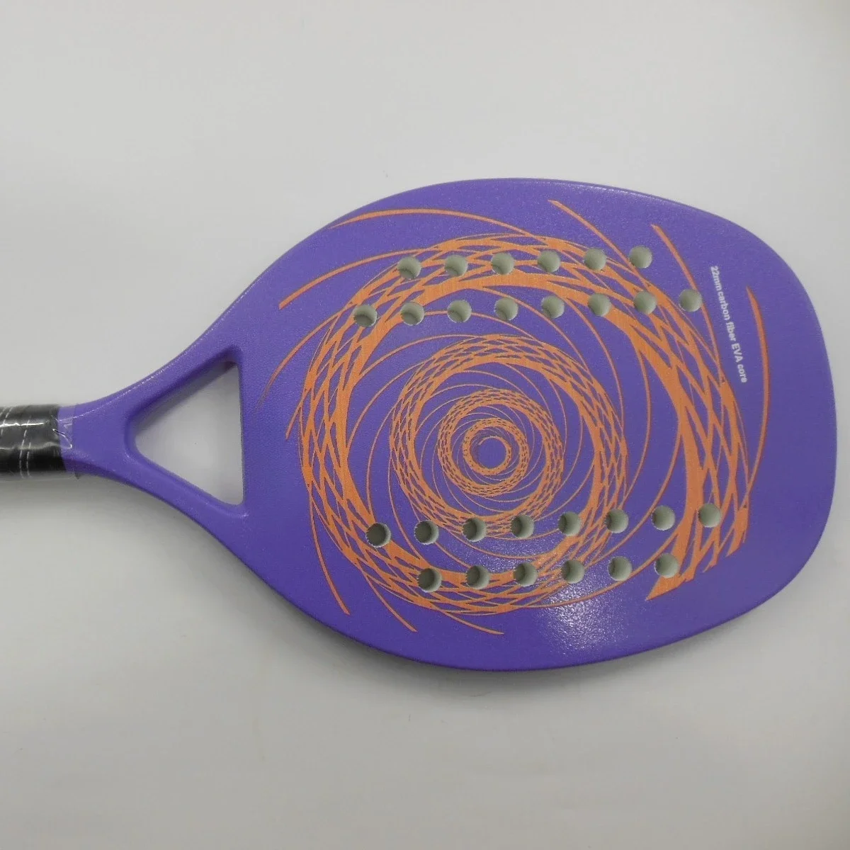 Carbon beach racket, beach racket racquet