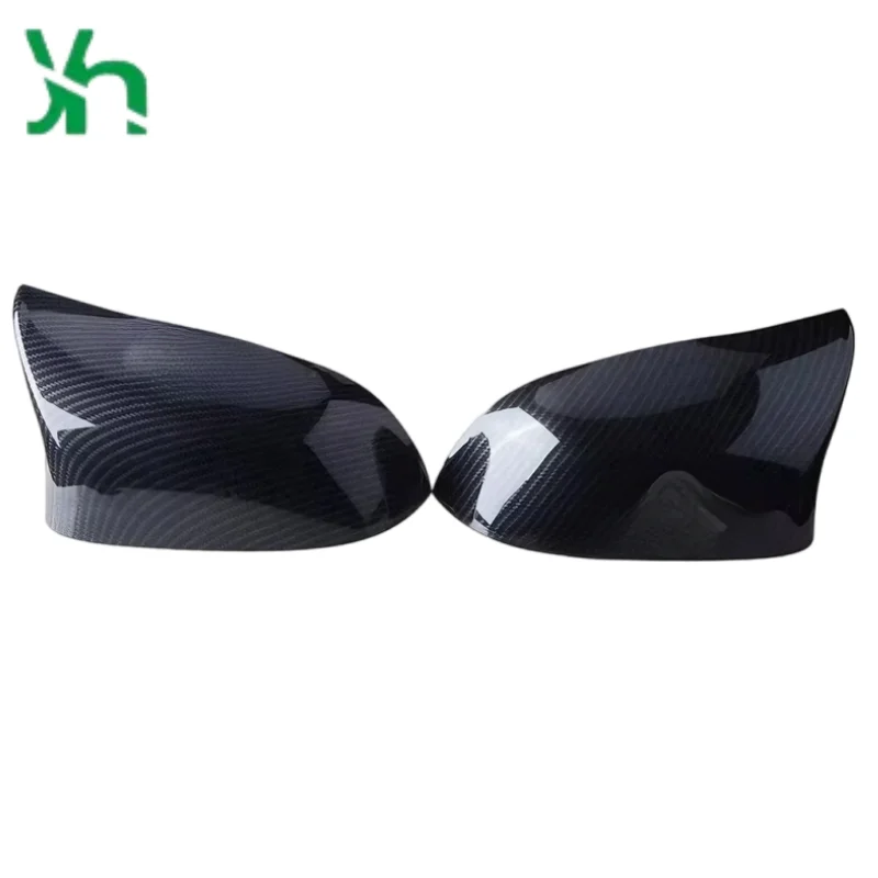 ل BMW X5 2013-2018 F15 ألياف الكربون الجافة مرآة جانبية استبدال ألياف الكربون الجافة غطاء ملحقات خارجي نوع M
