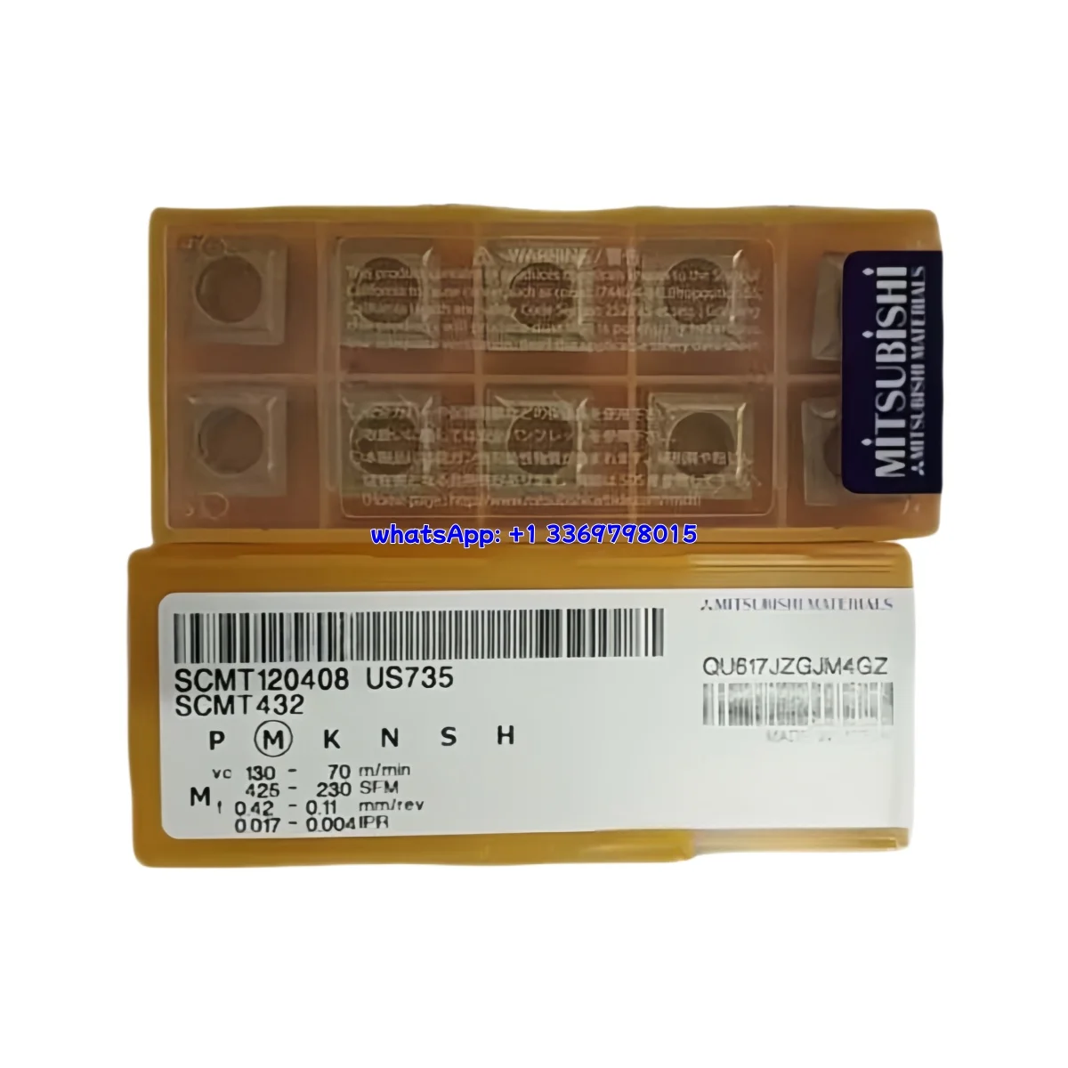 

100% Original SCMT SCMT120404/120408 -MM NX2525/UC5115/UE6020/UE6110/US735/VP15TF Turning Insert