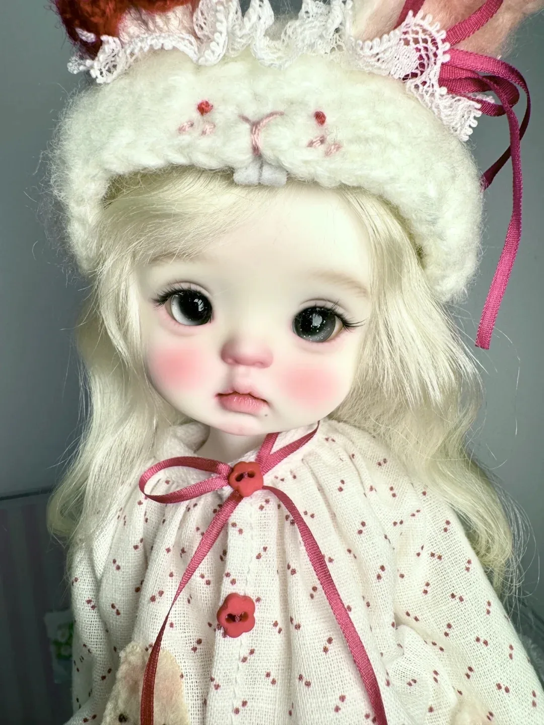 New toy sd  bjd doll 1/6 yuanbao big head bib baby girl princess cute cute high-quality human joint  Free shipping