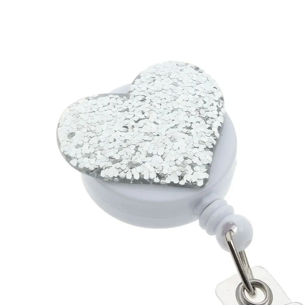 

Durable Work Card Nurse Doctor ID Card Name Tag Holder Heart Badge Holder Badge Holder Clip Work Card Holder Clip