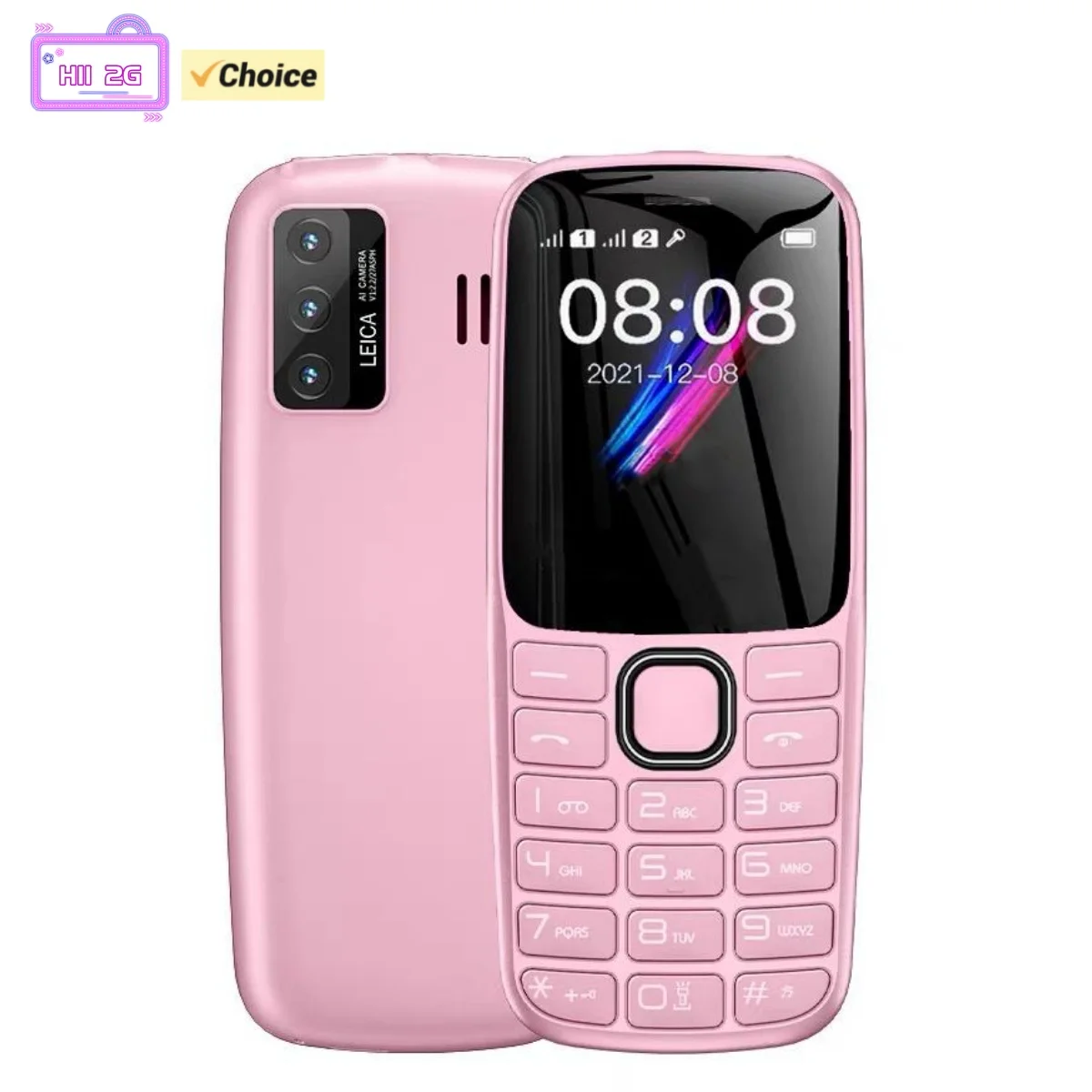 H11 2G Mobile Phone 2.4inches GSM Dual SIM Card Voice King Big Button Small Torch Feature CellPhone for Elderly