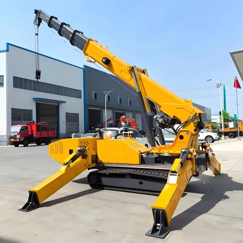 

Hydraulic Mounted Spider Crane New 4 Ton 3 Ton 2 Ton Mini Telescoping Boom Truck Mounted Crane Price For Sale