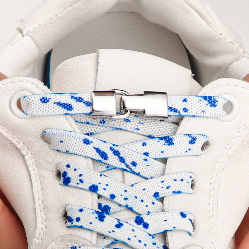 No Tie Shoe Laces for Sneakers Elastic Shoelaces Flat Perfect Choice for Sports Enthusiasts Lazy Shoe Lace Rubber Band 1 Pair