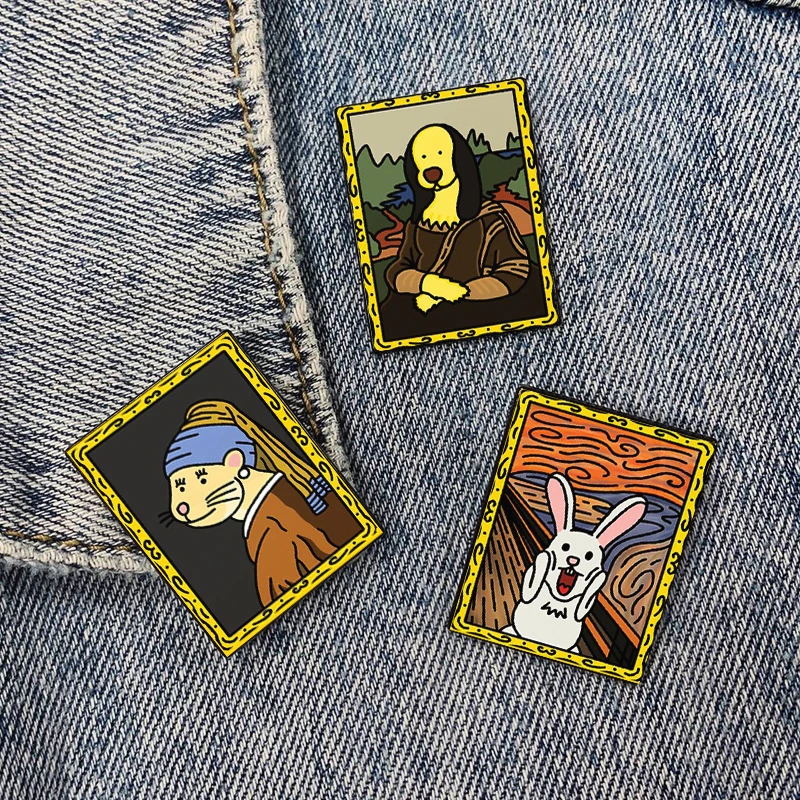 Pin Hot selling Tarot brand sad cat