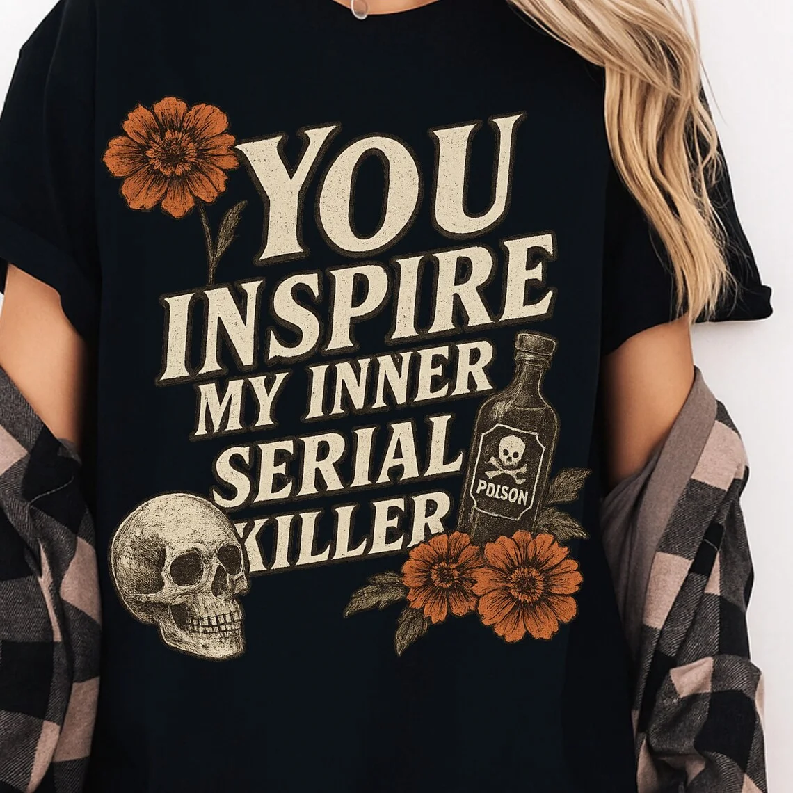 Koszulki z motywem strasznej gęsi, koszulka na Halloween z zabawną gęsią, modne damskie koszulki wysokiej jakości, codzienne koszulki, odzież uliczna