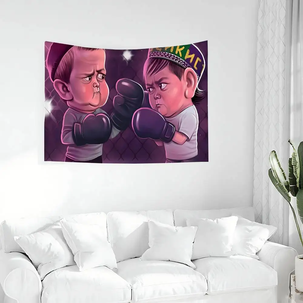 لافتات علم Hasbulla لمشاهير الإنترنت الروسية، جراج السيارة، نسيج العلم، المرآب، ديكور خارجي لغرفة النوم #2