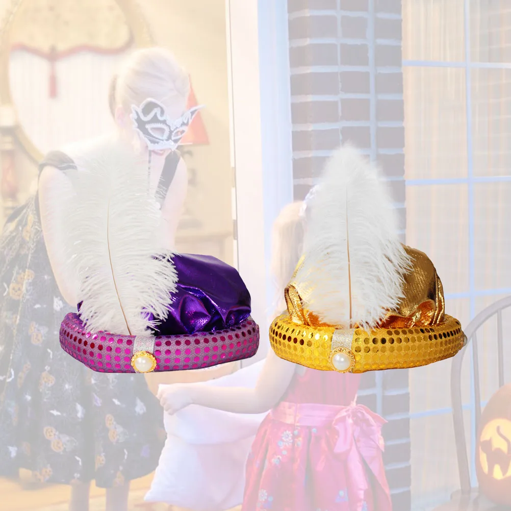 

2 PCS Hat for Halloween Party Hats Men Cosplay Stage Accessories Performance Props Summer