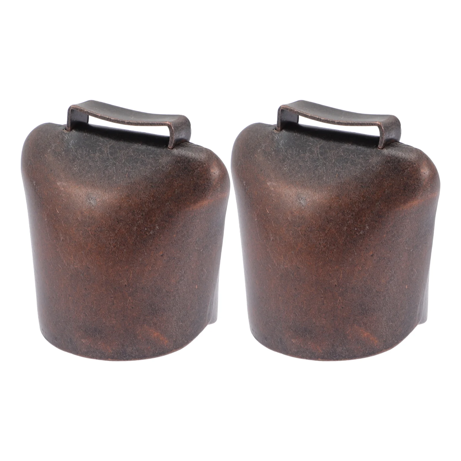 

2 Pcs Cow Bell Bells Farm Animal Loud Livestock Hanging Pendants Pet Supplies Grazing Farming Accessories