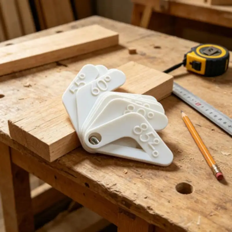 Mehrwinkel-Quadrat-Messwerkzeug-Set 13/24-teilig Hochpräziser Positionierungshelfer für DIY-Handwerk, Möbelmontage und Dekoration – Detail 5