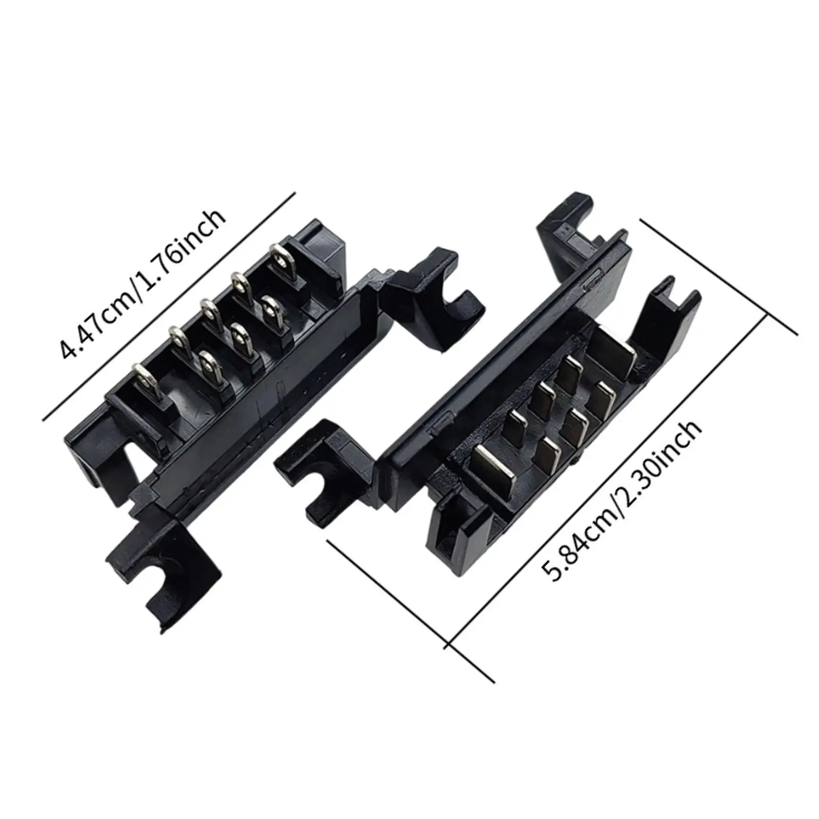 2Pcs Charger Adapter Sturdy Charger Connector Terminal for Workshop Garage