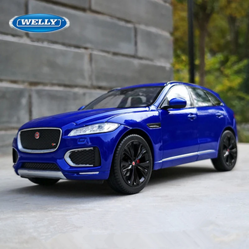 

Welly 1:24 JAGUAR F-Pace SUV Alloy Car Model Diecasts Metal Toy Off-road Vehicles Car Model Simulation Collection Childrens Gift