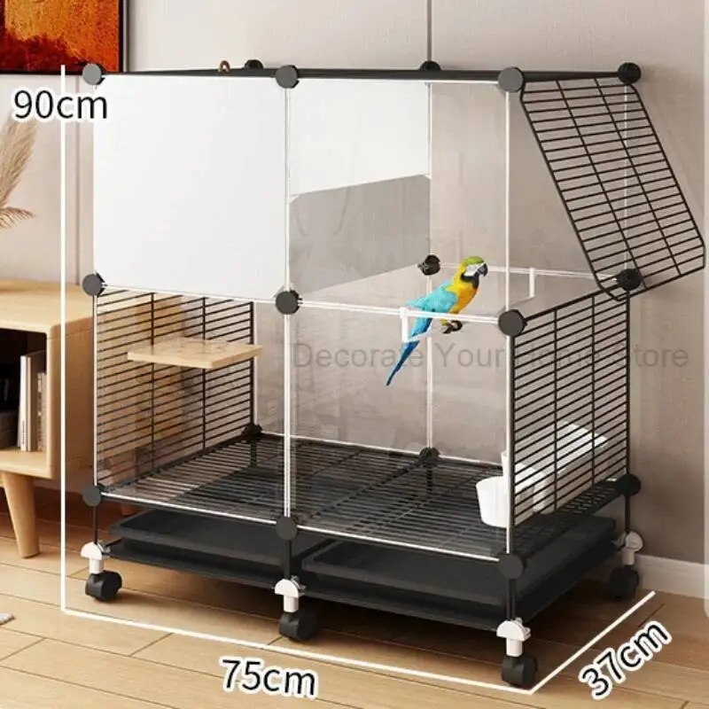 

Hut Outdoors Feeder Bird Cage Accessories Carrier Habitat Home Bird Cage Pigeon Budgie Jaula Decorativa Pet Products RR50BC