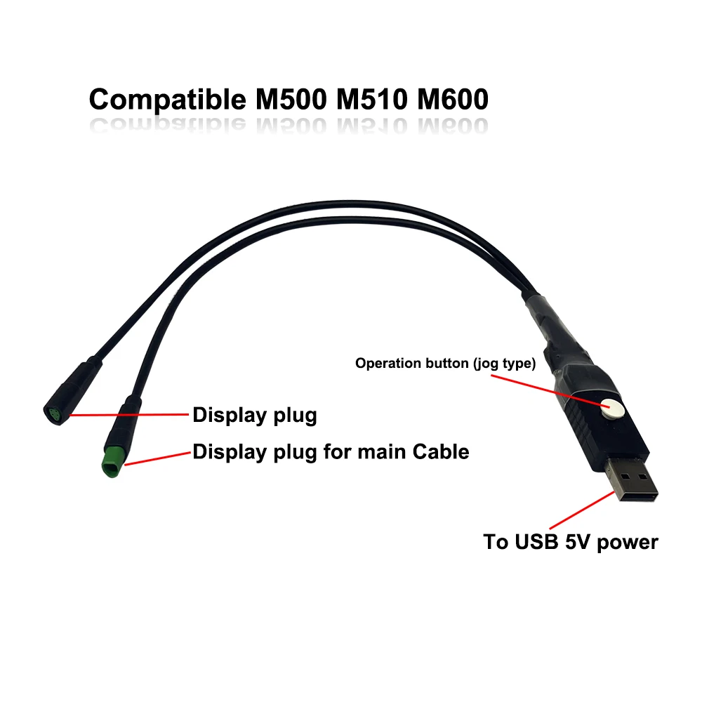 

For bafang M400 G330 M500 G521 G620 USB Programming Cable Adjust Wheel and Speed Settings for Better Performance